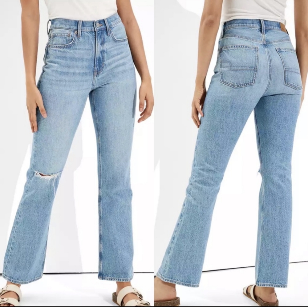 American eagle Highest Rise 90s Flare jeans 20 Short NWT